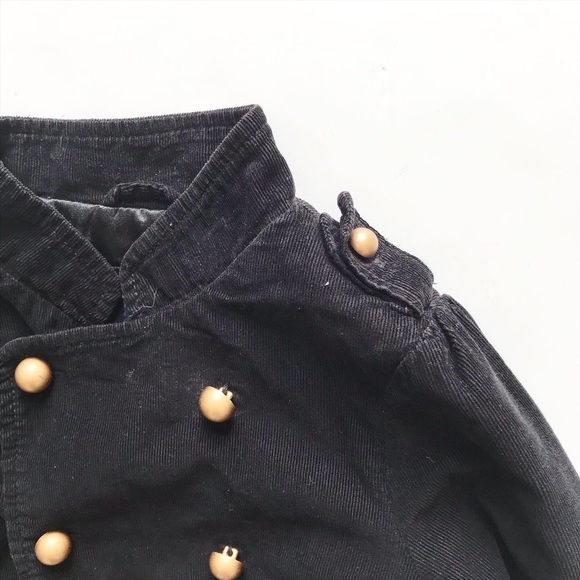 Babygap black corduroy light band jacket EUC 5T - Picture 3 of 6